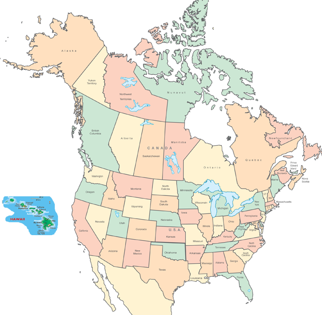 States Provinces